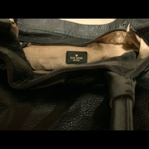 Kate Spade black pebbled leather shoulder bag - Picture 7 of 8